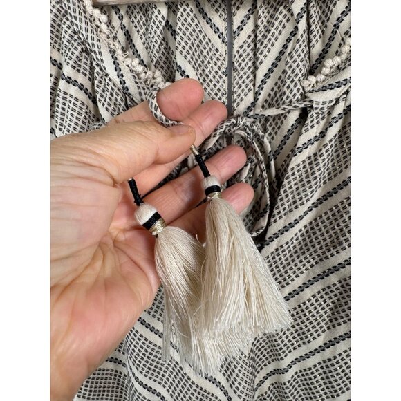 Love The Label Sam Coba‎ striped crochet tiered midi Dress sz S - Picture 5 of 9